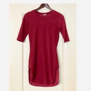 Long Raspberry Split Shirt!